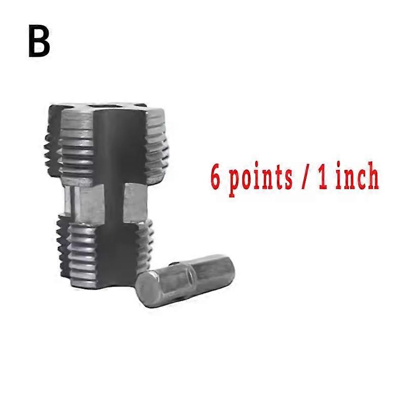 PVC Pipe Thread Maker Tool Set For Electric Drill Accessories Plastic Water Pipe Threading Module PVC Thread Tools Round Die Set