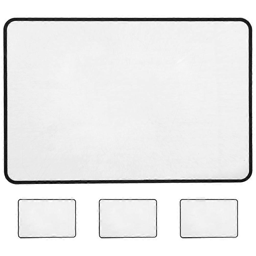 Magnifying Sheets for Reading 4Pcs Ultra-Thin Lightweight Handheld Magnifier