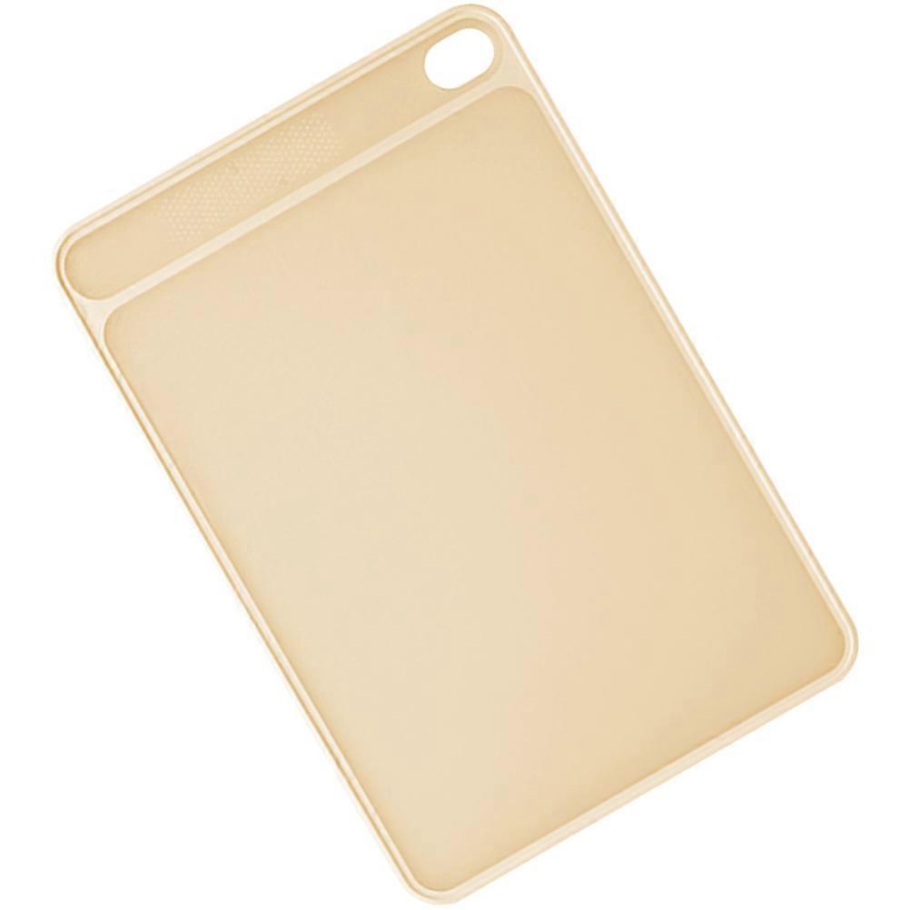 Double Side Cutting Board Household Users Kitchen Supplies Beige Rectangle 1Pcs