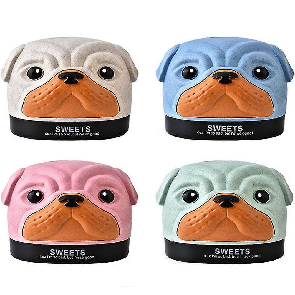 Tissue Holder Bobby Dog Shape for Tissue Storage Pink Paper Storage