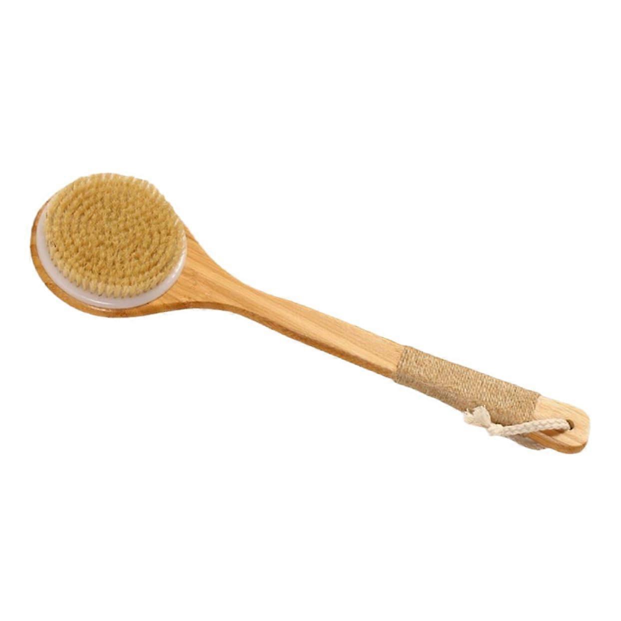 Long Handle Back Scrubber with Soft Bristles Bath Brush for Shower and Exfoliating