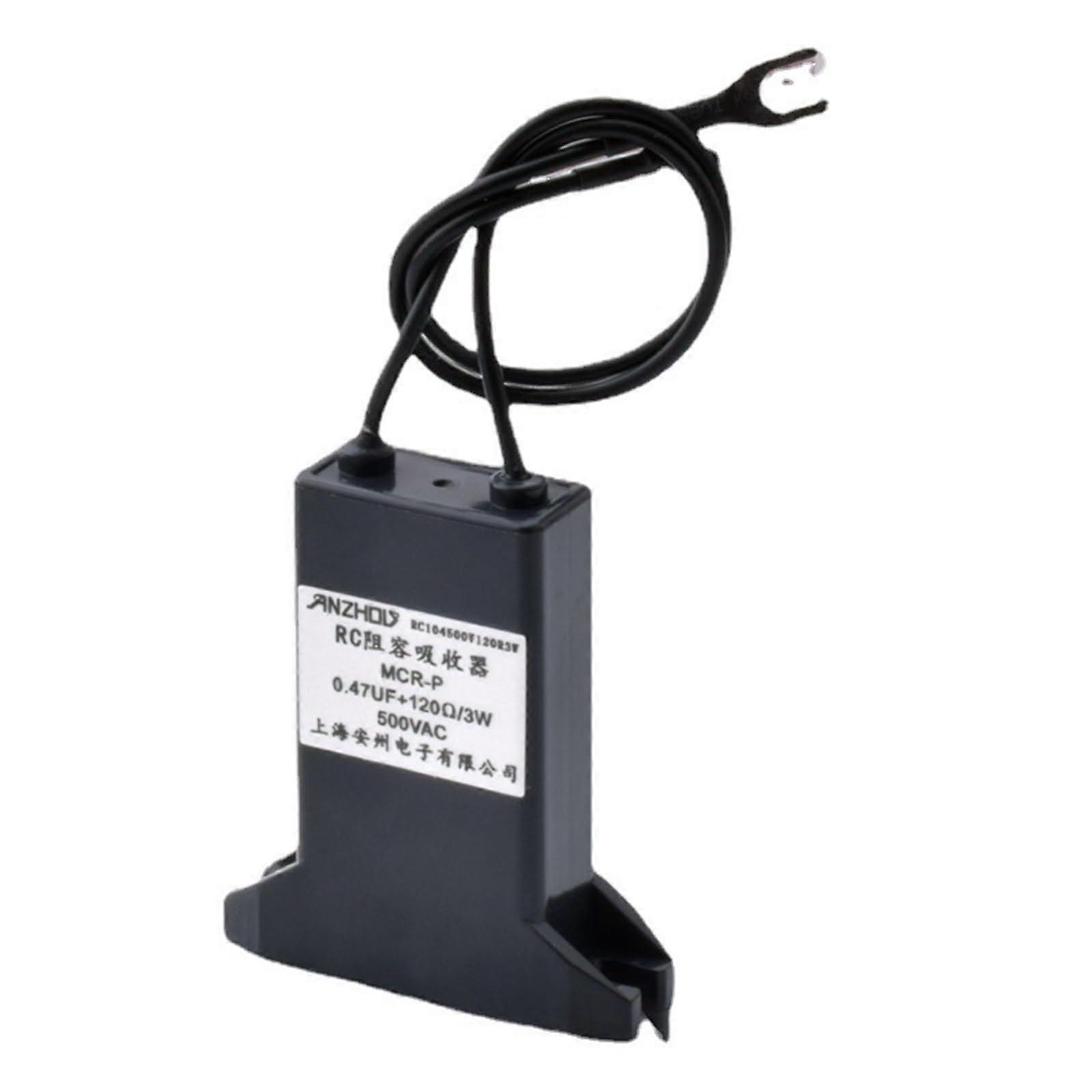 RC Snubber Capacitor 0.47uF 120 Ohm SinglePhase Arc Suppression Module 275VAC 500VAC 3W