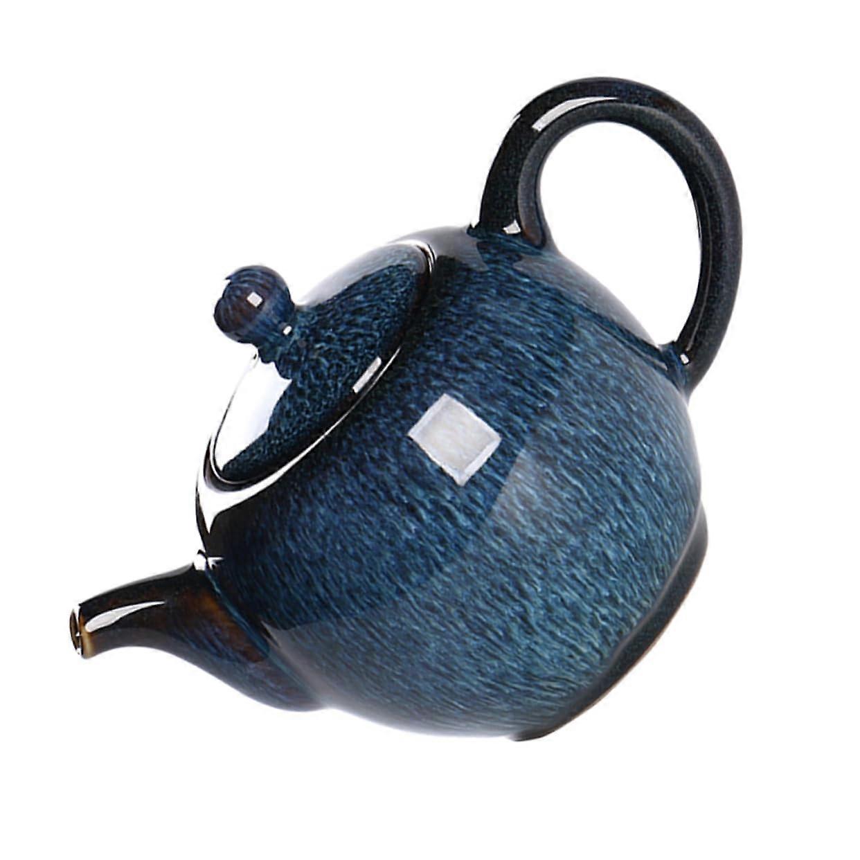 Handmade Ceramic Chinese Teapot with Infuser, Elegant KilnChange Design for  Tea Brewing