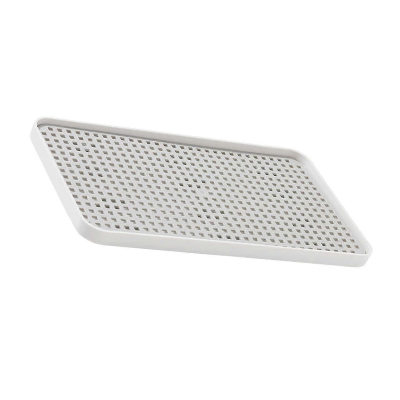 Dish Drying Rack with Silicone Tray and Skidproof Base, MultiPurpose Kitchen Draining Board