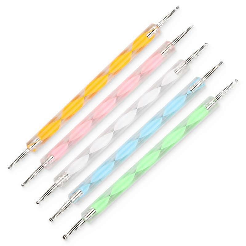 Professional MultiSize Nail Art Dotting Tools Pen Set for Precise Manicure Design