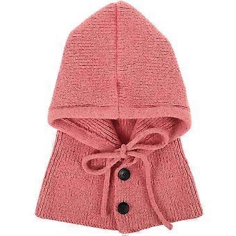 Warm Hat Winters Sombrero de bufanda de una sola pieza Sombrero cálido de punto para mujeres Gorro de punto para exteriores