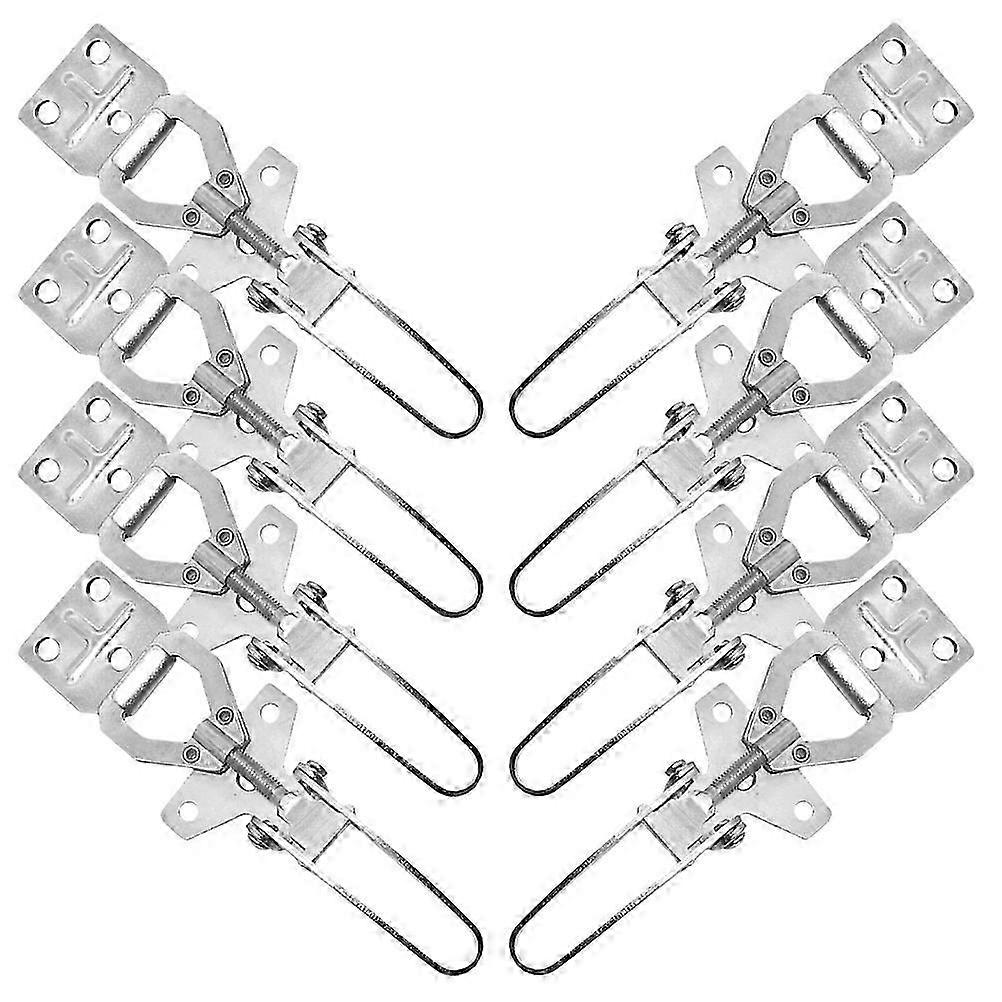 Beehive Box Buckle Connecting Beehive Boxes Secure Latch Design Galvanized Steel Silver 8Pcs