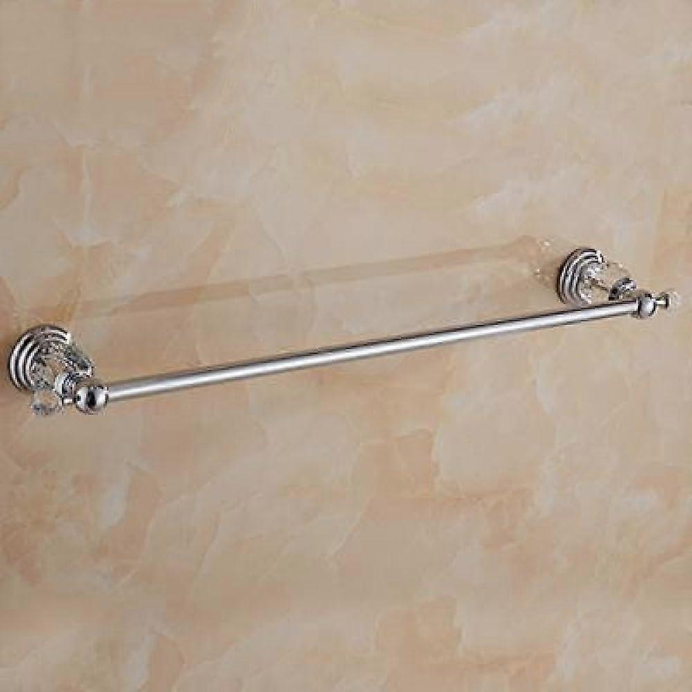 Bathroom Accessories Set Modern Chrome Wall Mounted Towel Bar Ring Durable Copper Construction