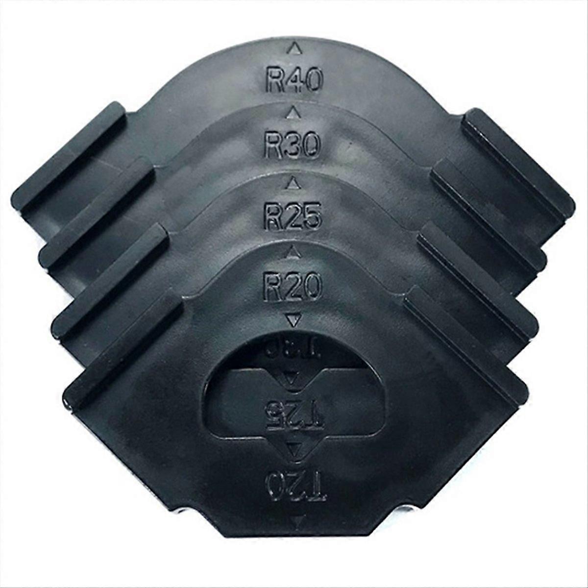 Woodworking Half-Round Quick Locator Straight Bevel R Angle B