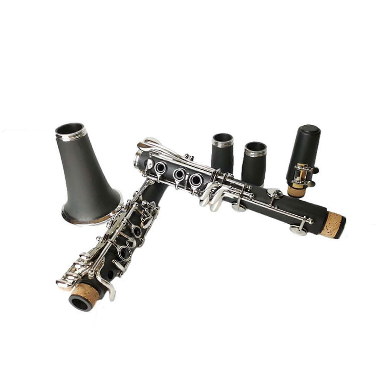 Professional Bb Clarinet B Flat for Beginners with Smooth Nickel Keys and Clear Tone