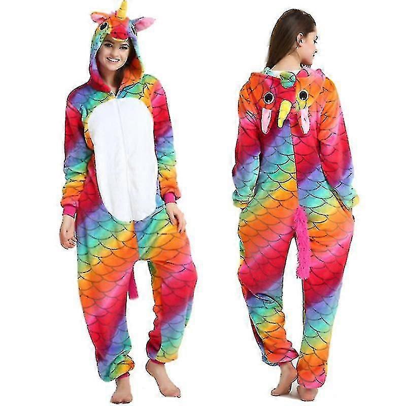 Hooded One-piece Pajamas