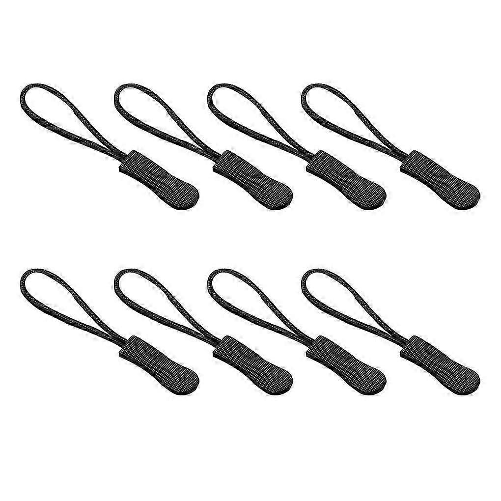 8 Pieces Zipper Pull Puller Lightweight Rope Tag Fixer Multi-Purpose Replacement Buckle Bags Suitcase Accessories