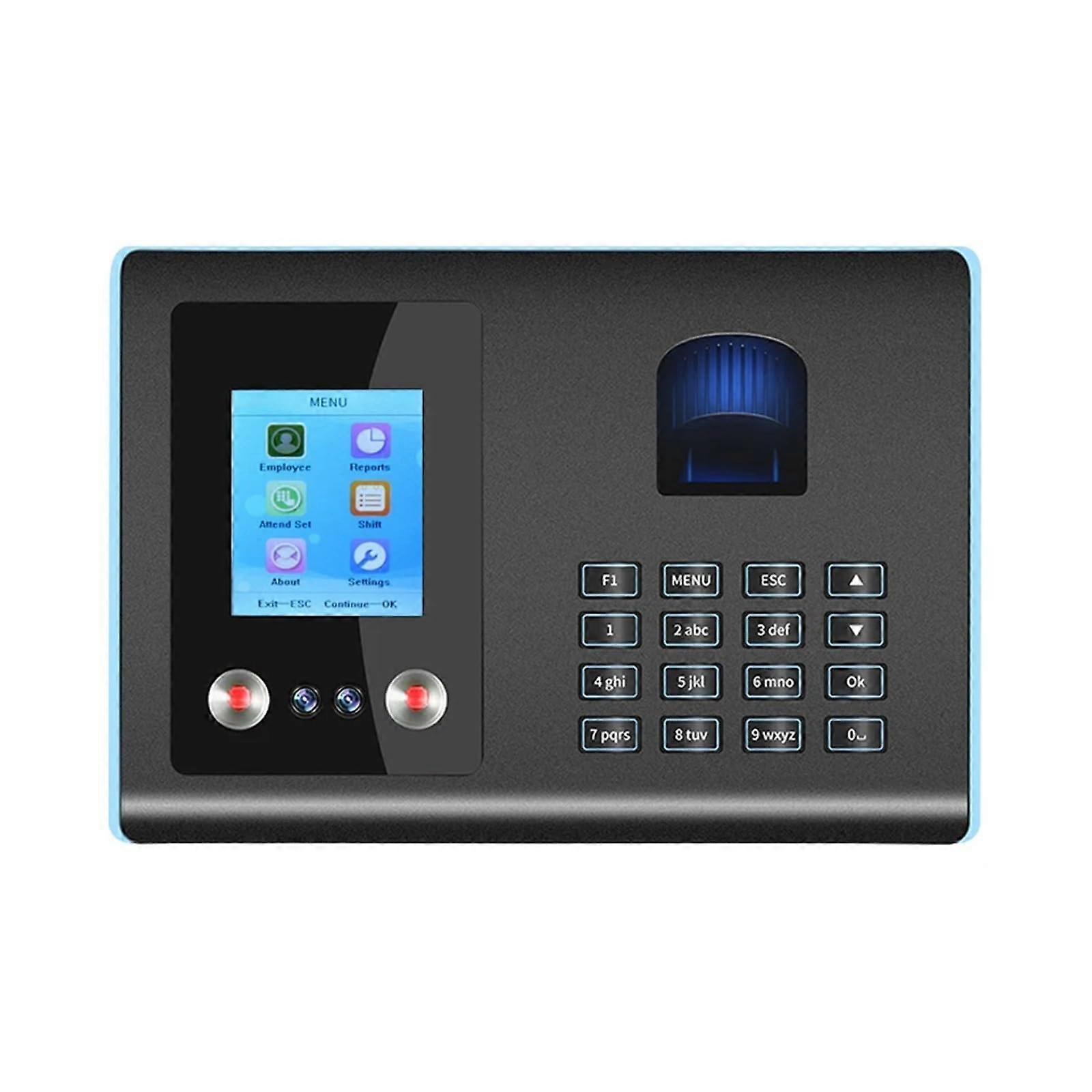 Biometric Fingerprint and Face Recognition Time Clock for Employee Attendance Tracking System