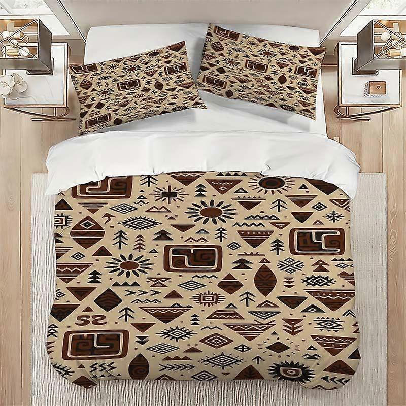 Tribal Pattern Bedding Set Soft and Comfortable Bedding Set Suitable for All Seasons