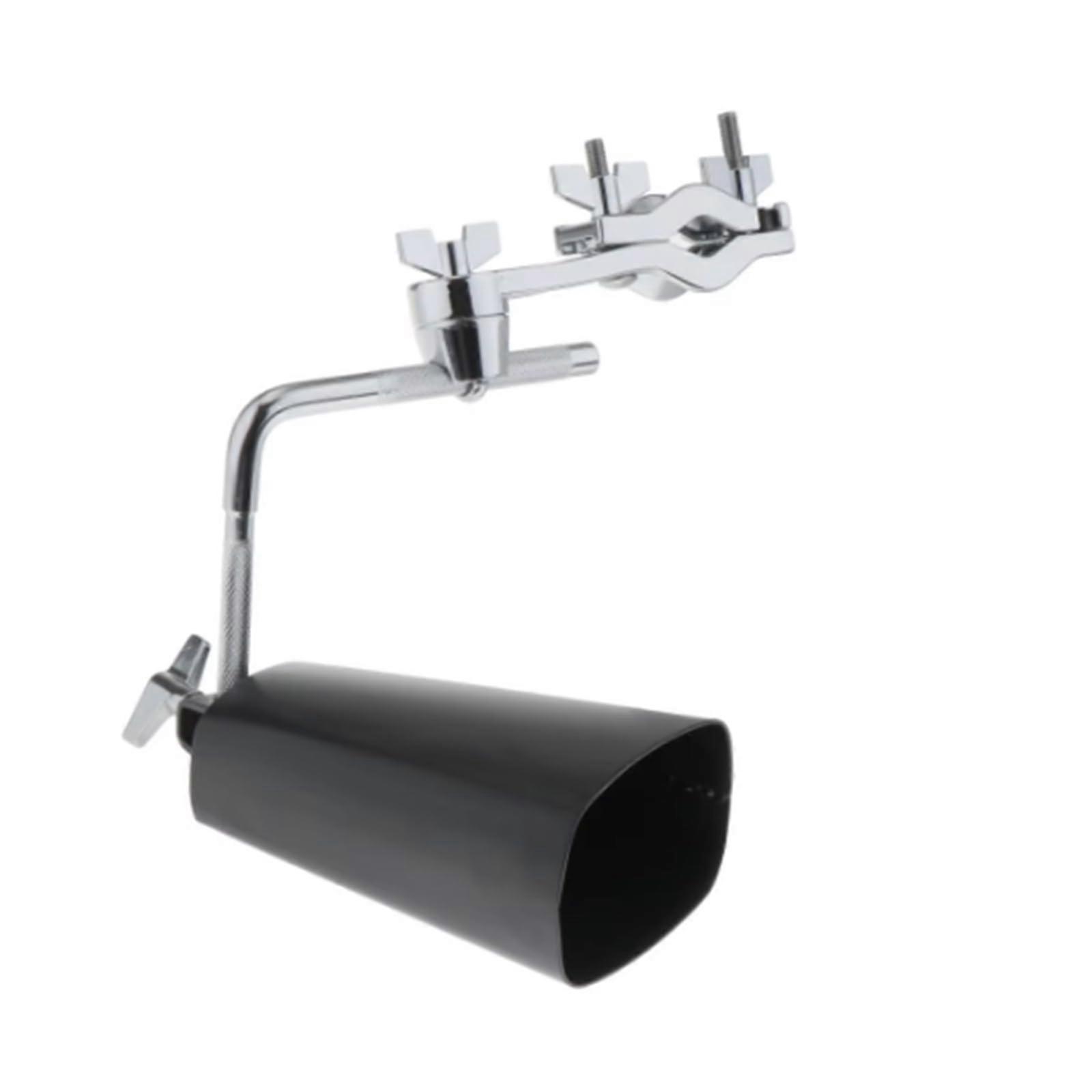Adjustable Metal Drum Cowbell Mount Holder with Secure Locking L Rod Clamp Bracket