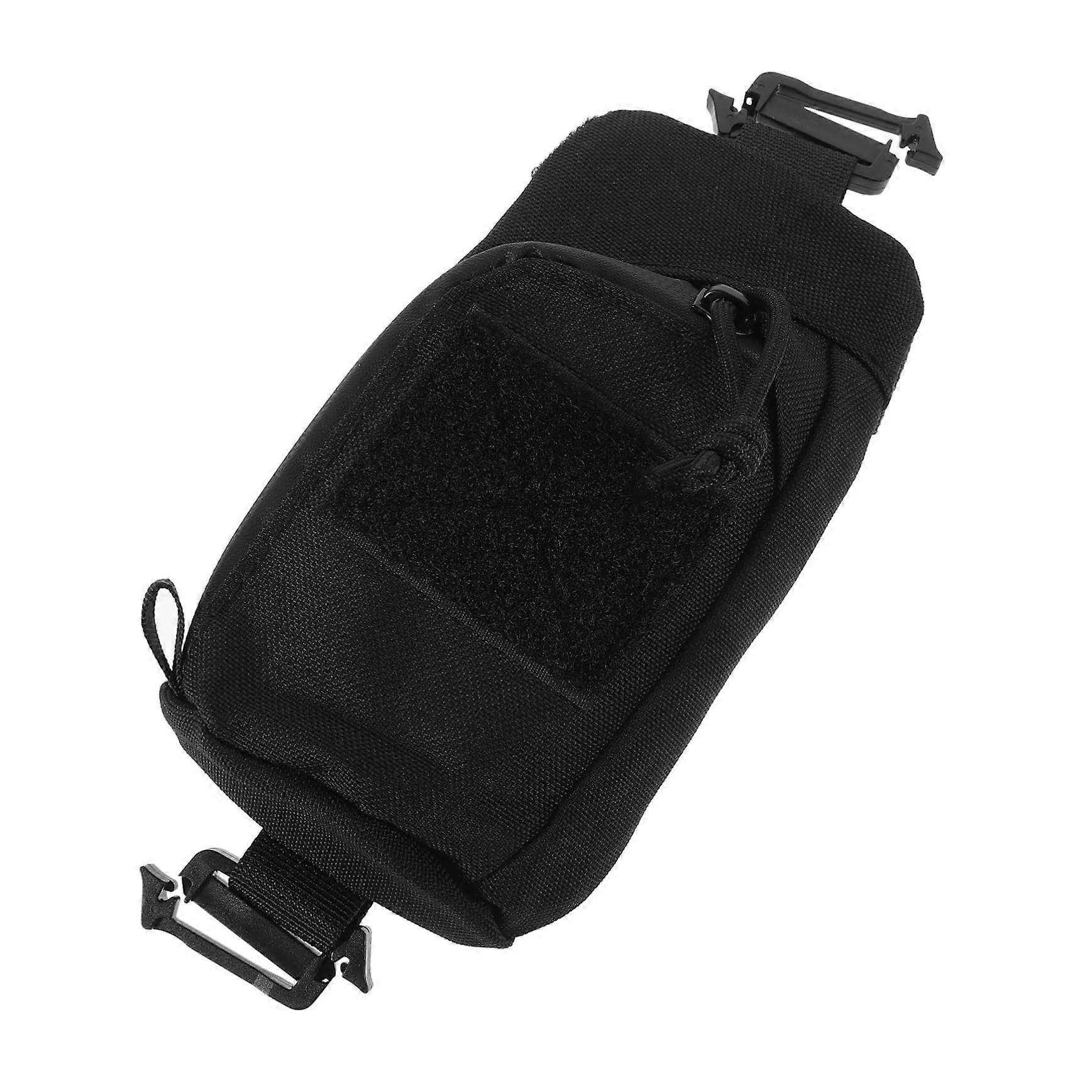 Backpack Strap Pouch with Secure Clip Attachment for Tools and Essentials, Tactical EDC