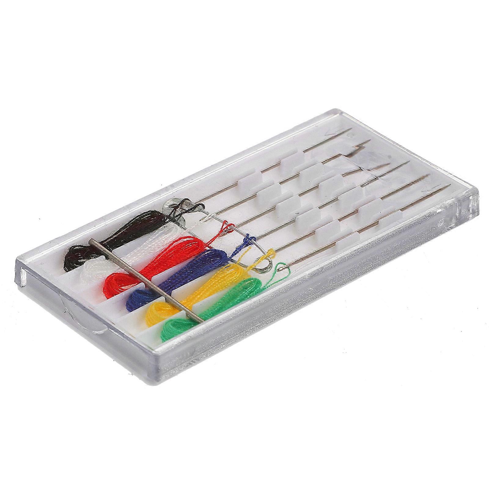 Assorted Color Disposable Sewing Kit with Hand Sewing Thread Tools 10 Boxes