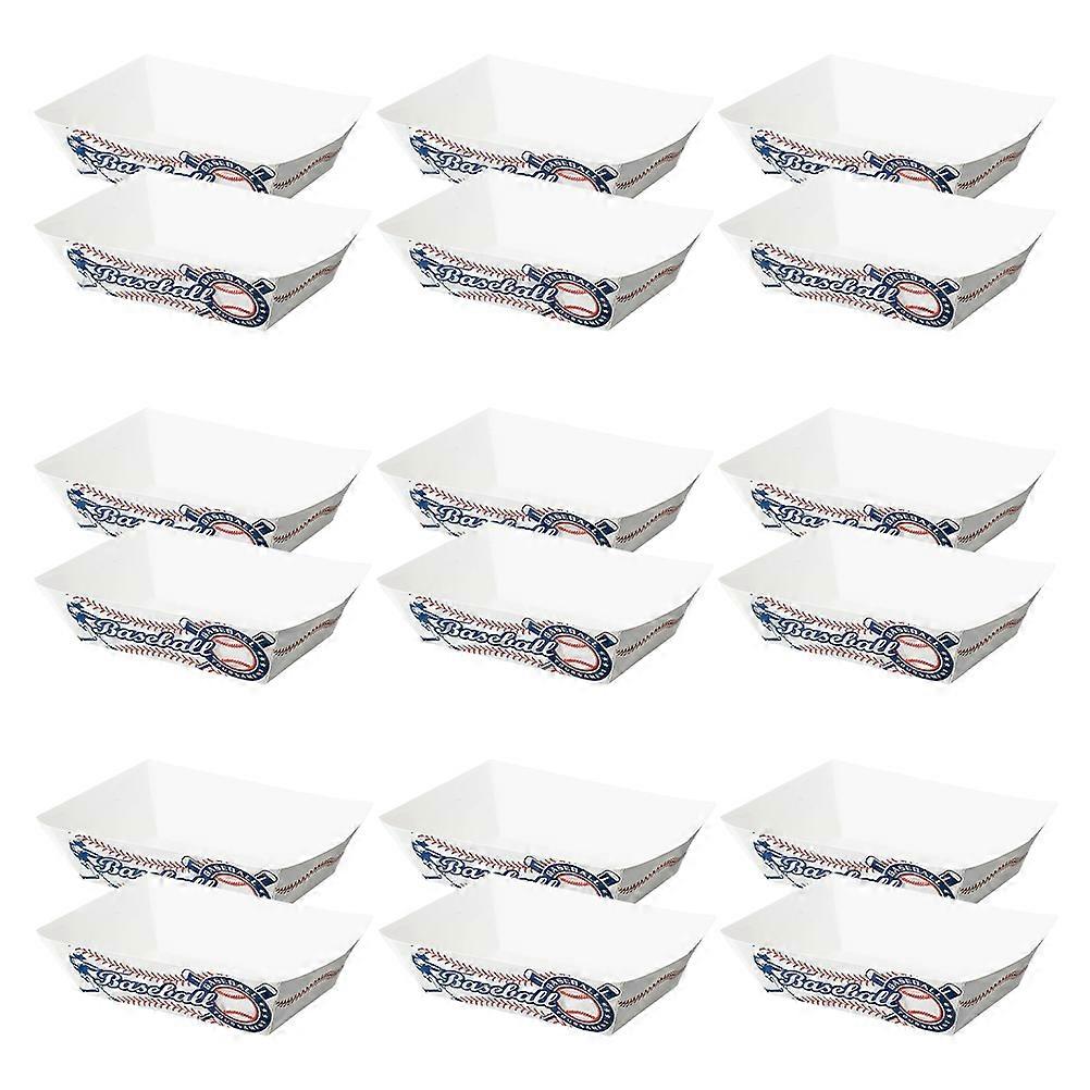 Food Tray Multi-Function Snack Boats for Packing 25Pcs Assorted Color