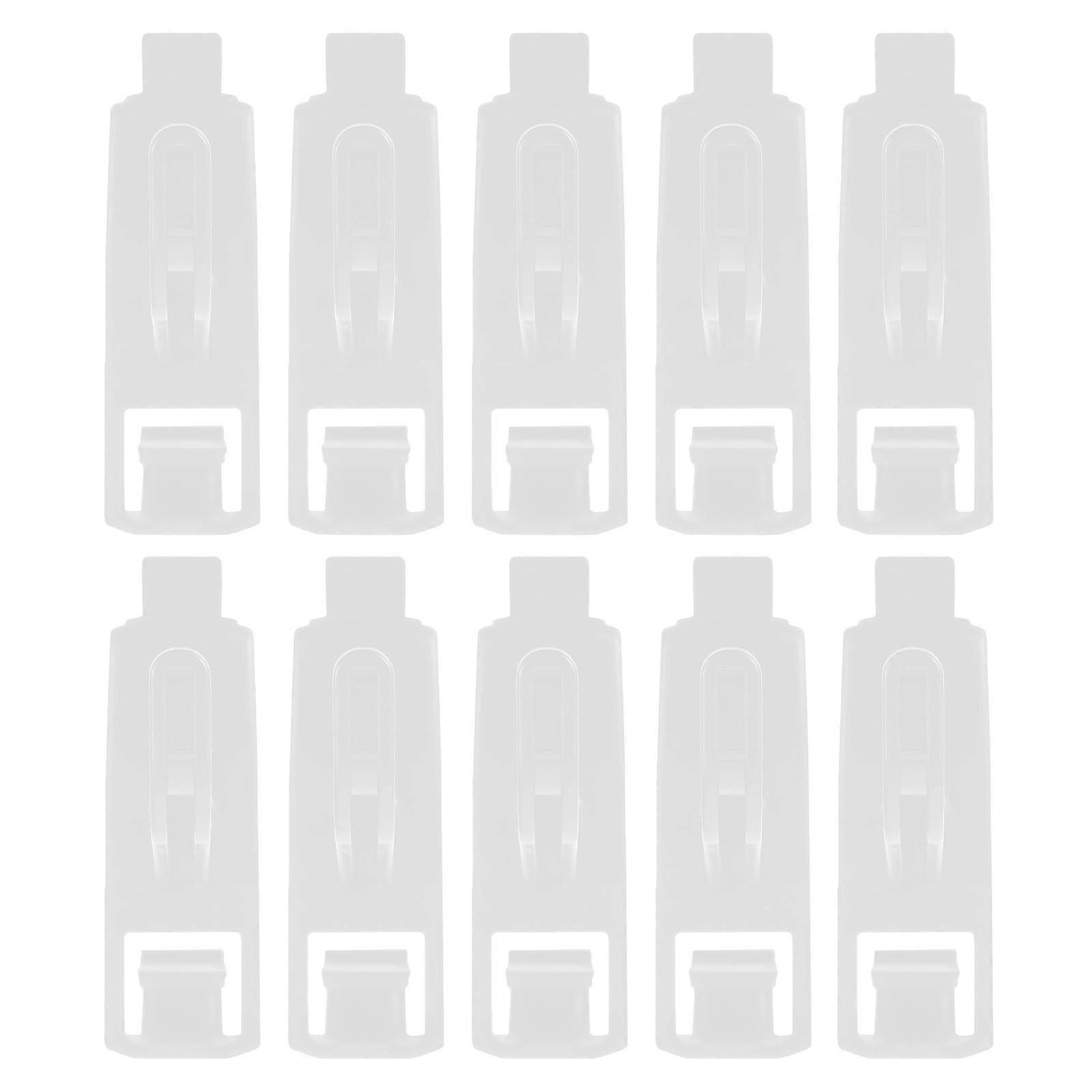 Garage Hooks Heavy Duty Wall Mount Storage Hooks for Hanging 30Pcs White Plastic