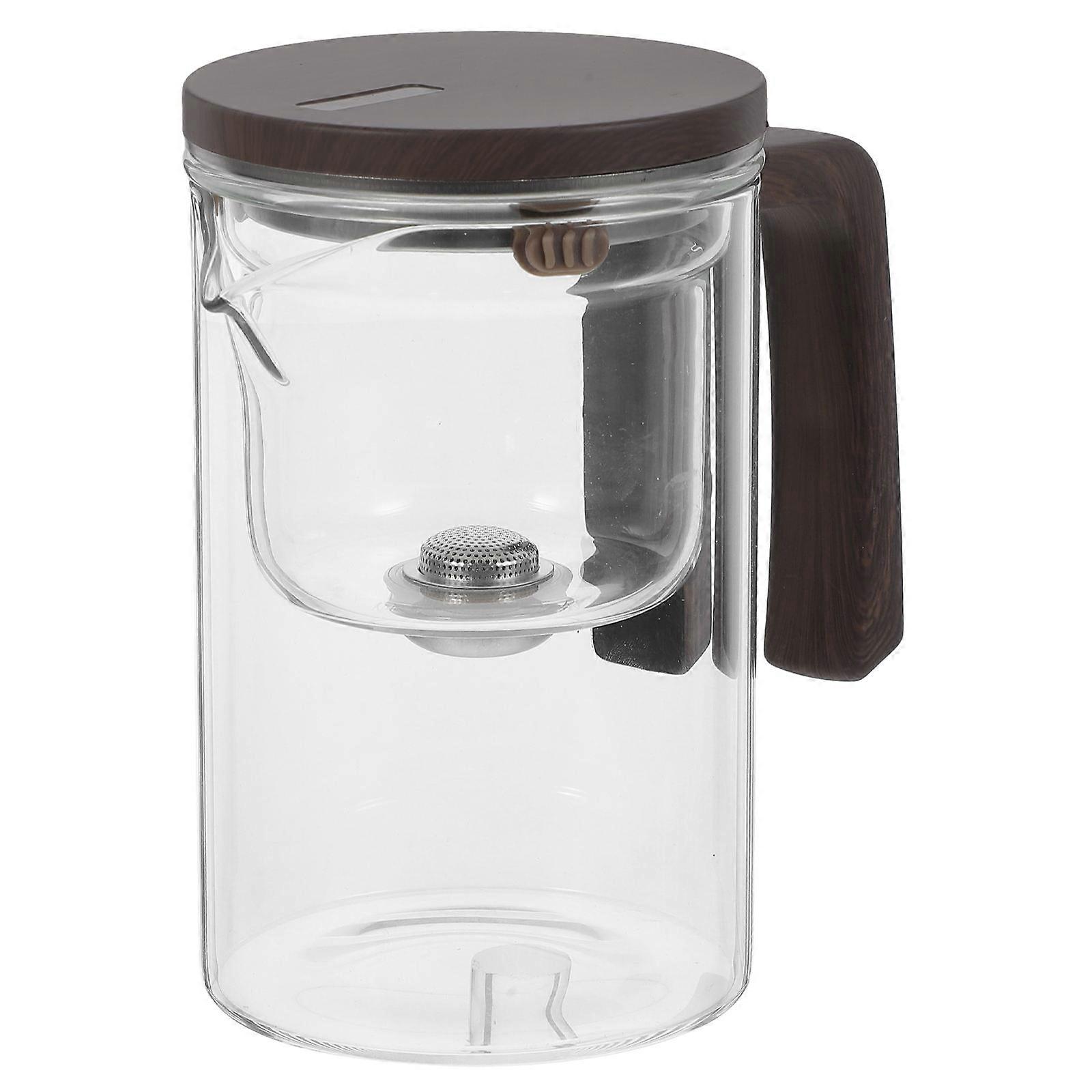 520Ml Brown Glass Bubble Tea Pot with Infuser for