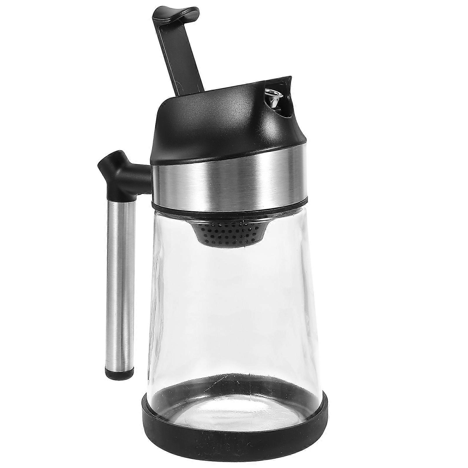 Olive Oil Dispenser Bottle for Kitchen with Automatic Opening and Closing 400Ml