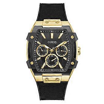 Guess Phoenix Men’s 51×44mm Gold Tone Black Multifunction