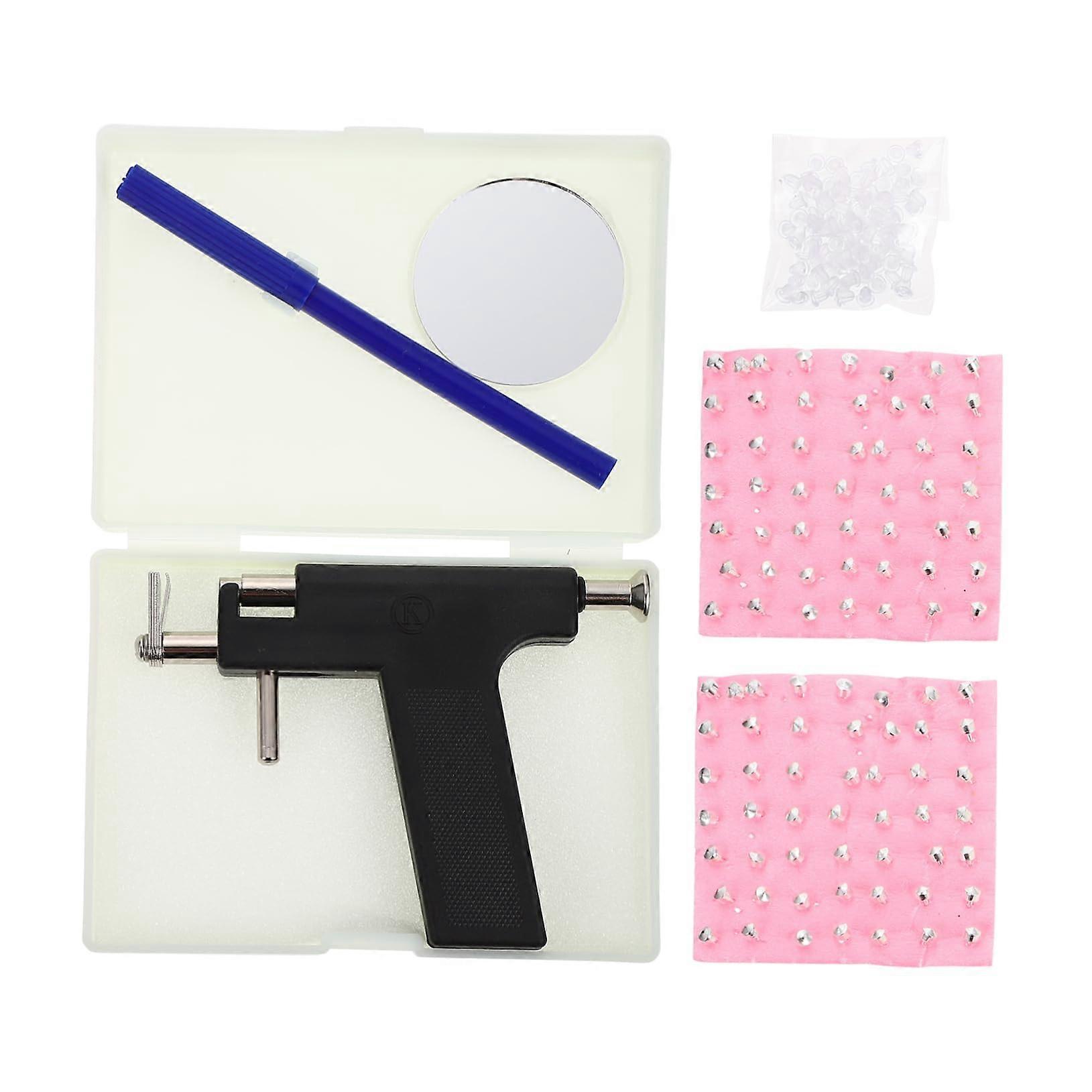 Professional Stainless Steel Ear Piercing Kit with Precise Alignment for Home or Studio Use