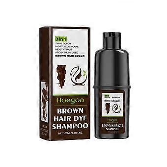 Hair shampoo herbal essence moisturizing and soft hair care mild and easy to color hair shampoo coffee color 100ml
