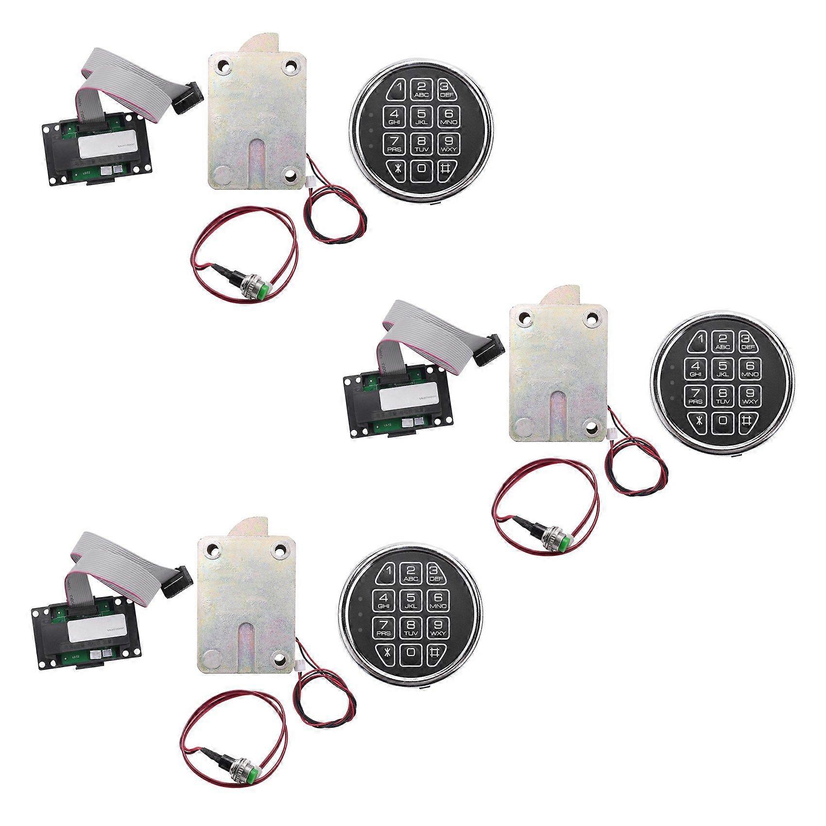 3X Stack On 14 Safe Lock Replacement -Fireproof Safe Lock Boxes Swing Bolt Lock