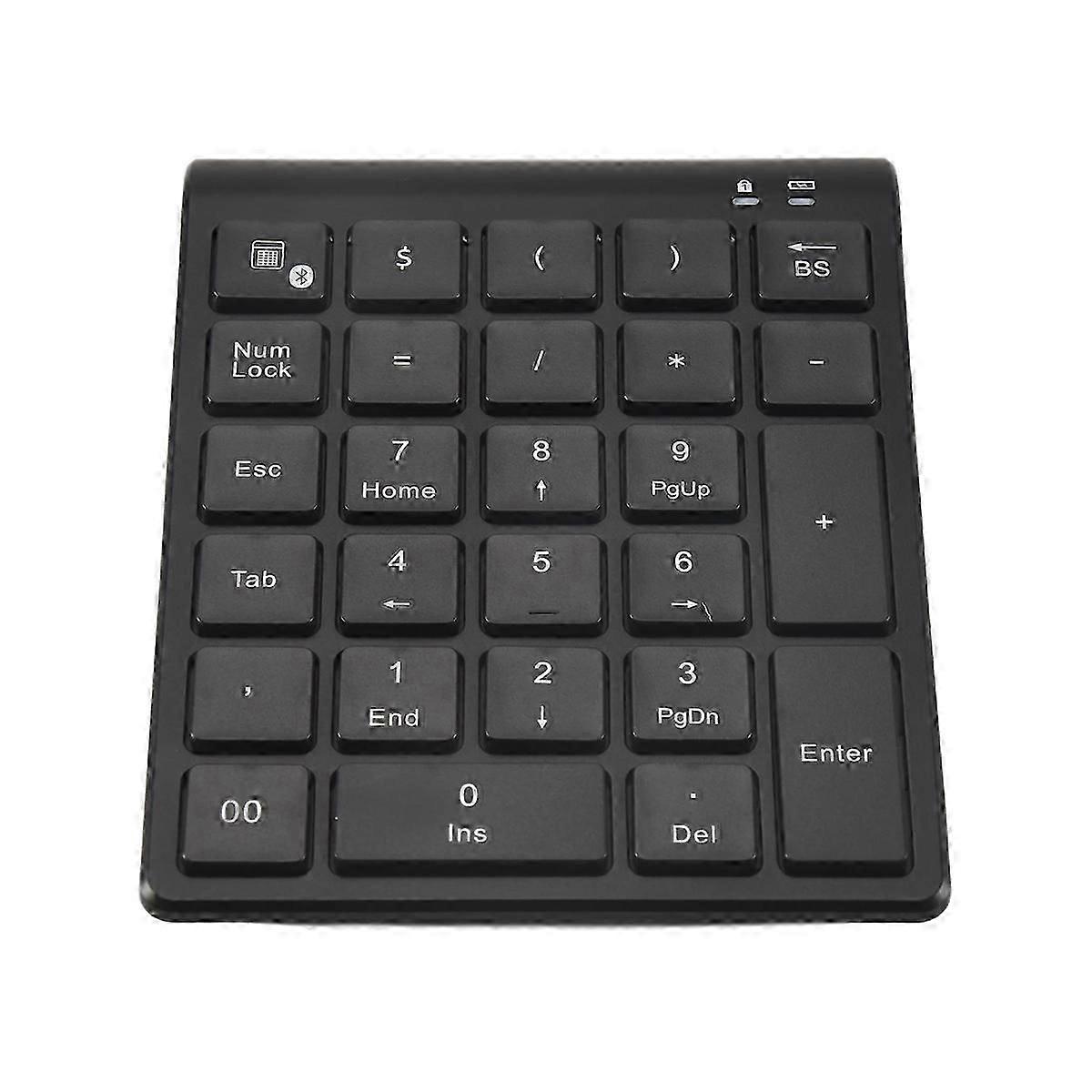 27 Keys Bluetooth Wireless Numeric Keypad Mini Numpad With More Function Keys Digital Keyboard For P