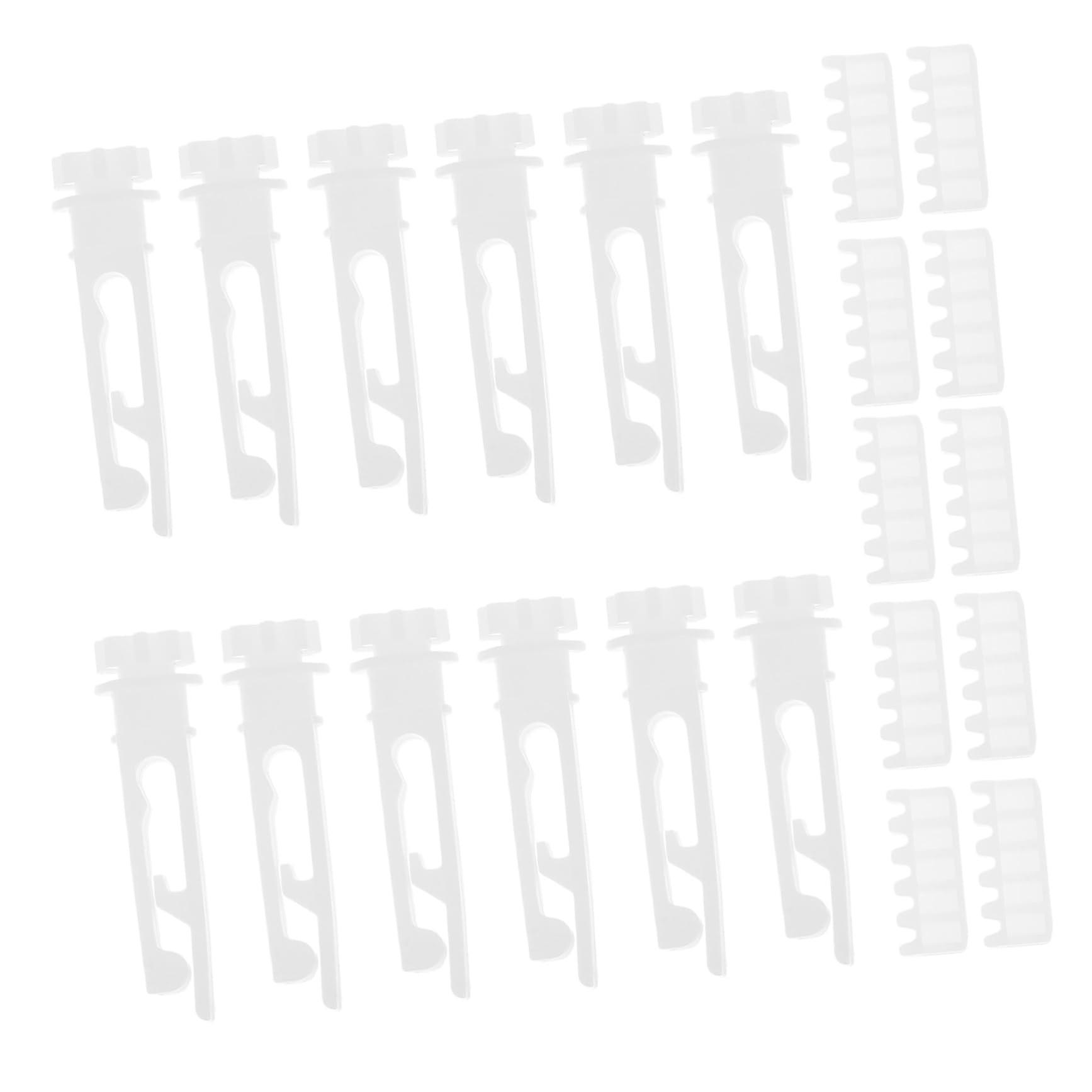 Vertical Blind Replacement Stems and  Kit with Pulley Gear for Easy Snap Installation