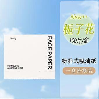 Charcoal Oil Blotting Paper Refill (100 Sheets), Portable Powder Puff Style Oil Absorbing Sheets For Face, Makeup-Friendly Oil Control