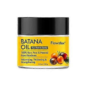 Raw Batana Oil for Hair Growth, 100% Natural Pure Batana Oil Hair Mask for Stronger, Thicker Hair, Prevent Hair Loss, Enhances Hair Thickness, 100g