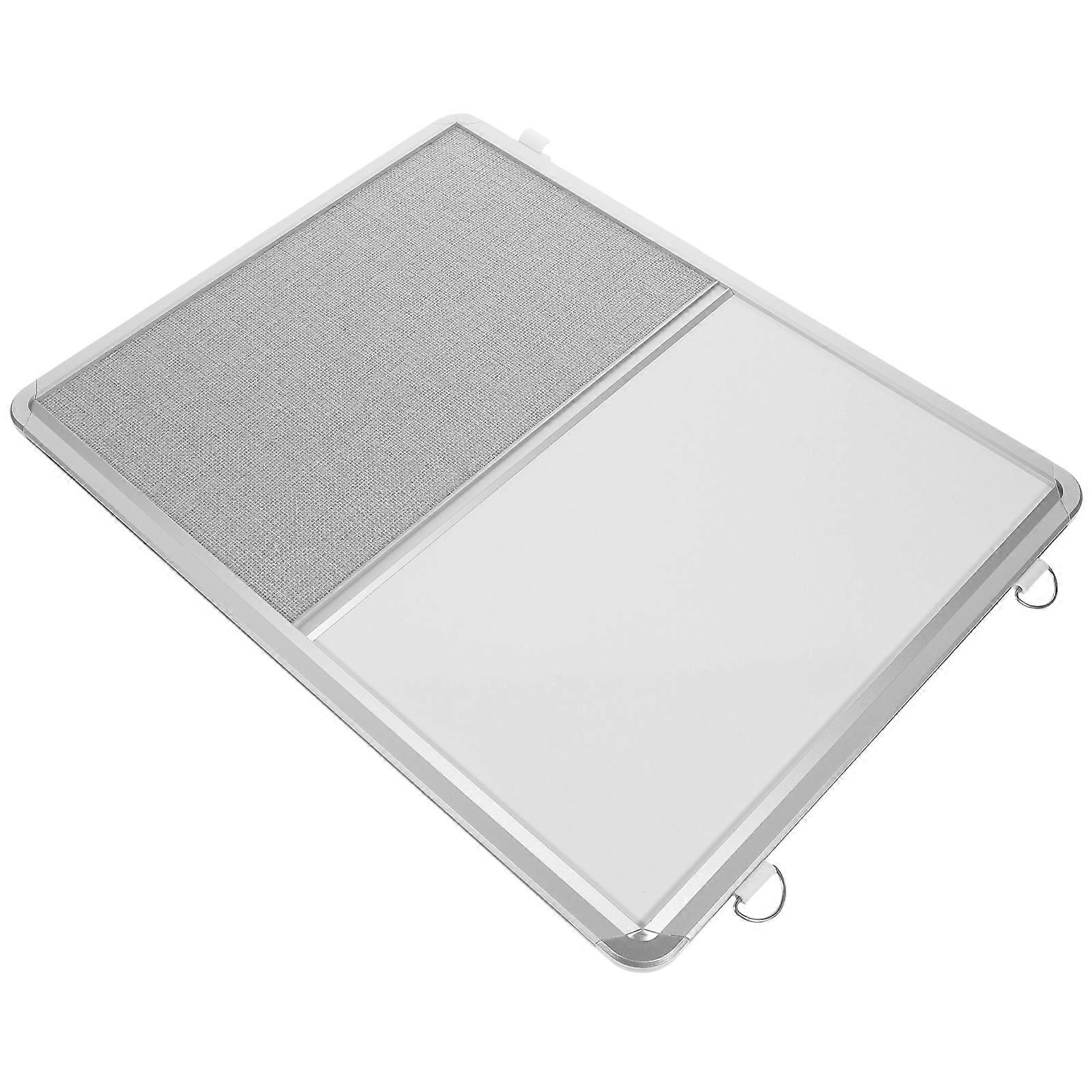 Multi-Function Silver Wall Hanging Message Whiteboard for Home Use