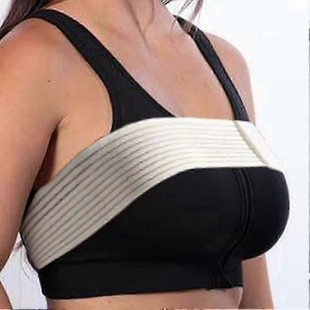 Breast Augmentation Reduction Compression Strap White One Size Post Surgery Support Bandage