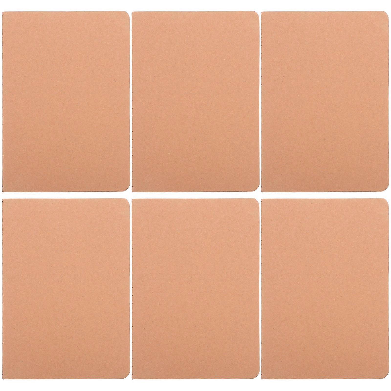 Khaki Notebook for Note Taking Lined Paper Notepad Planning 10Pcs Set