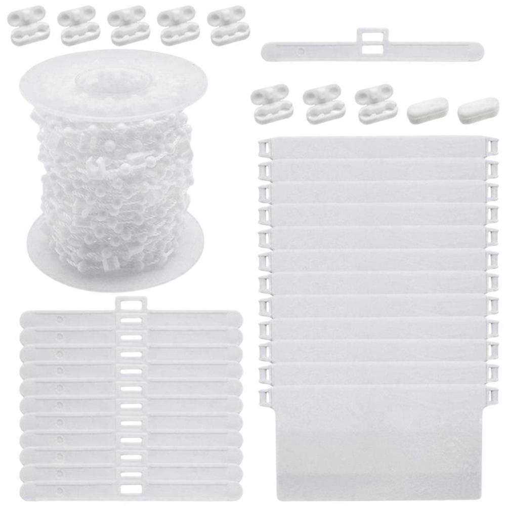 Vertical Blind Bottom Weights Repair Kit 2Sets with Chains for Window Curtains