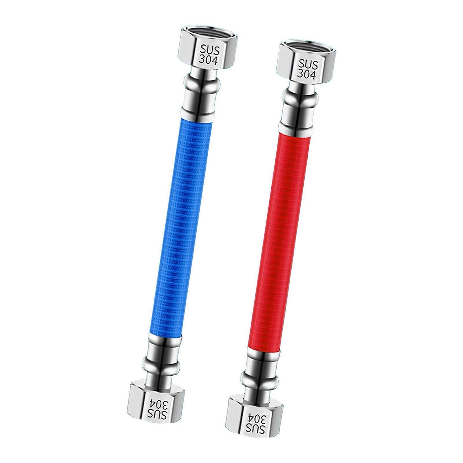 2 pezzi Tubi per scaldabagno in acciaio inox 304 ad alte prestazioni da 3/4 di pollice FIP antiruggine e di lunga durata 30 cm