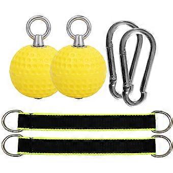 Grip Strength Tester Indoor Grip Training Balls for Exercise 2Sets Fitness Accessories