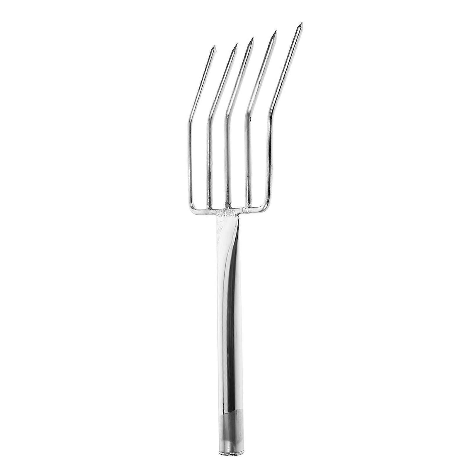 Multi Function Bean Sprout Fork Stainless Steel for Soil Scooping