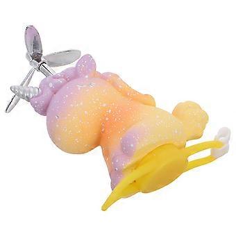 Muñecos de unicornio para manillar de bicicleta, para decoración, 4 piezas.