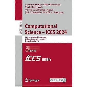 Computational Science - Iccs 2024 24th International Conference Malaga Spa - Springer Nature B.V - Paperback - en Book