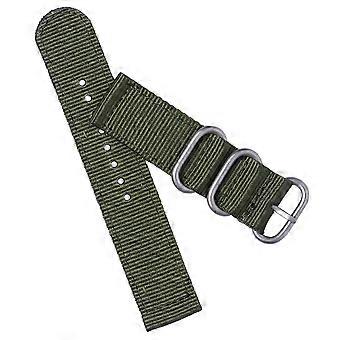 20Mm Watch Strap Nylon Band for Watch Band Replacement Comfortable Green