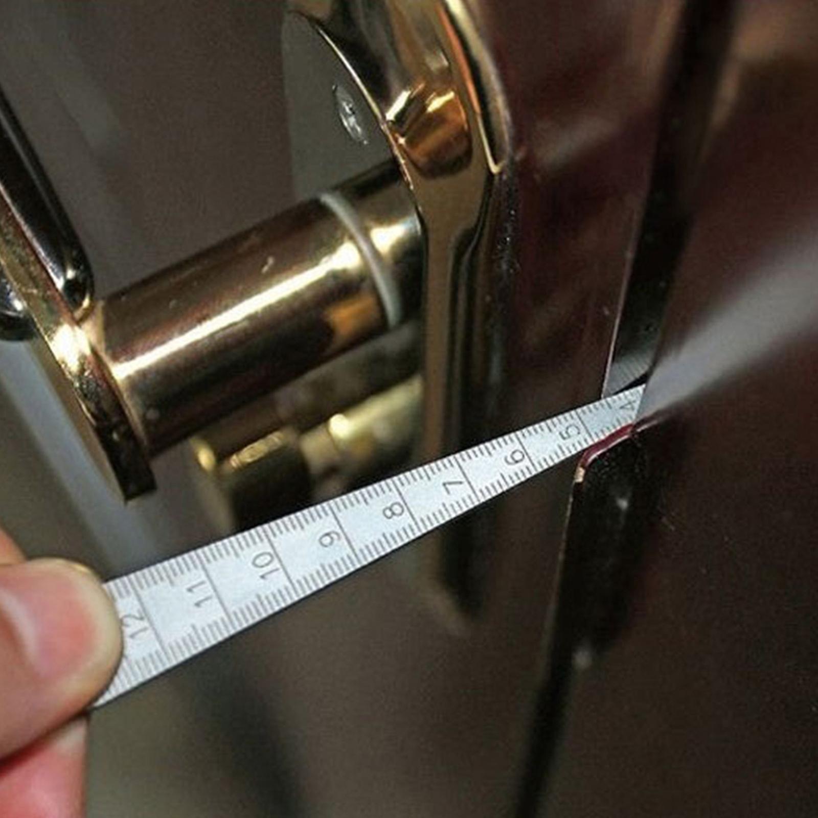 Wedge Taper Ruler Welding Taper Feeler Gauge Depth Ruler Hole ...