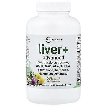 Micro Ingredients, Liver+ Advanced, 240 Vegetarian Capsules