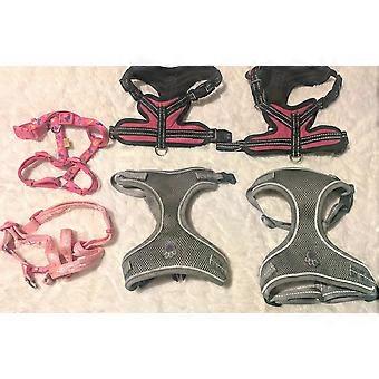 Assorted Dog Harnesses, Bundle Of 6, Size Small To Medium