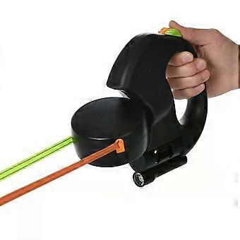 M Retractable Dual Dog Leash – Reflective, No-Tangle 360° Swivel with Light