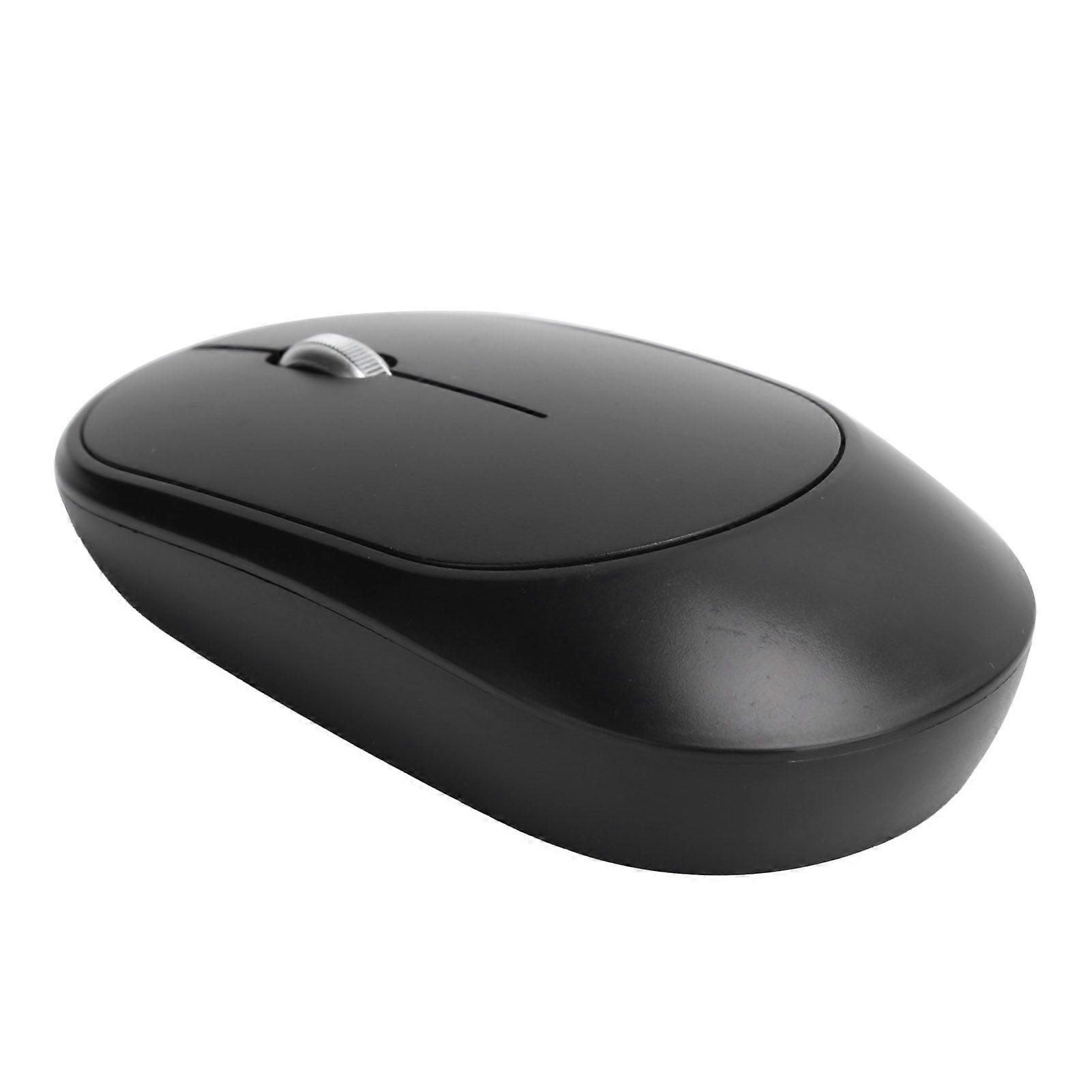 Wireless Mouse DPI Adjustable Chargable Optical Computer External Device with USB ReceiverBlack