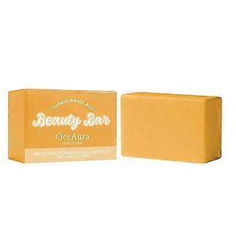 Kojic Acid Turmeric Soap Bar - Dark Spot Remover for Face Even Skin Tone, Moisturizing & Nourishing, Brightening Exfoliating Soap for Dark Spots