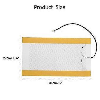 2pcs 12v Car Carbon Fiber Heater Heating Pads Heater Elements Winter Warmer Heated Car Cushion Cover